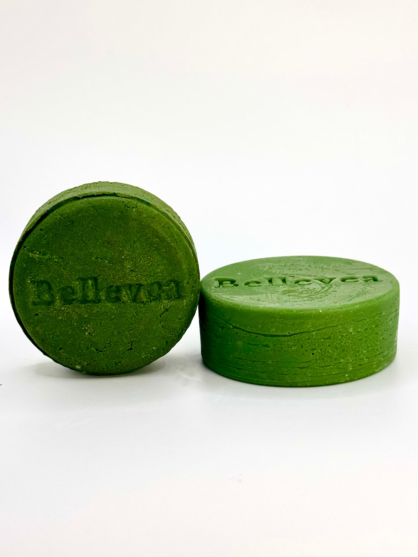 3.2 oz Bellevea Scalp Refresh Shampoo & 3 oz Bellevea Freshen Up Conditioner Bars Combo - Strengthening & Moisturizing for thick, coarse, damaged, & frizzy hair (All Hair Types) in women and men. Scents of lemongrass, orange, & peppermint.