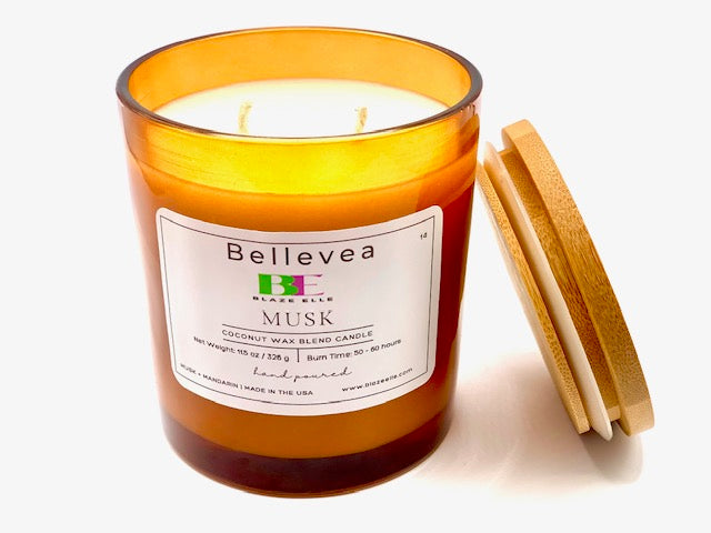 11.5oz Bellevea Musk Candle