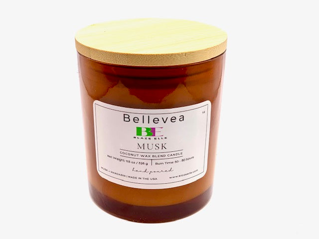11.5oz Bellevea Musk Candle