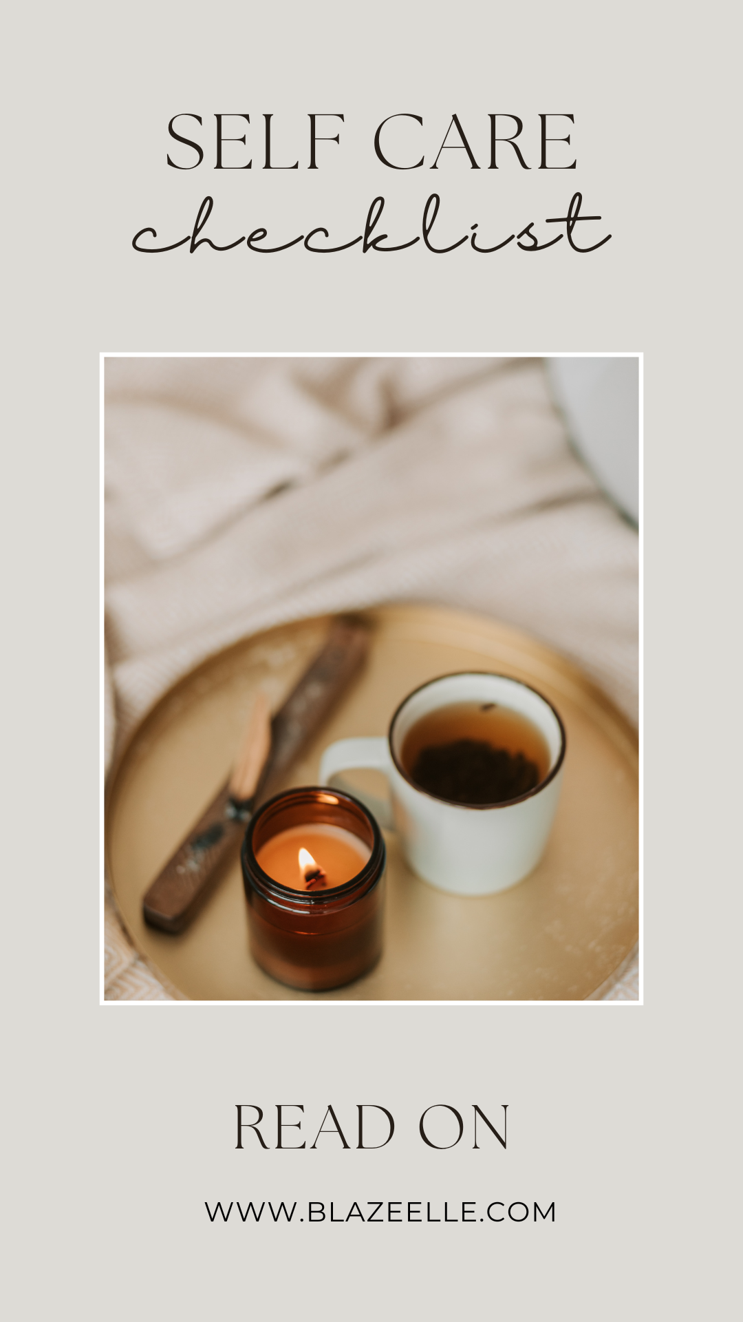 My Self Care checklist