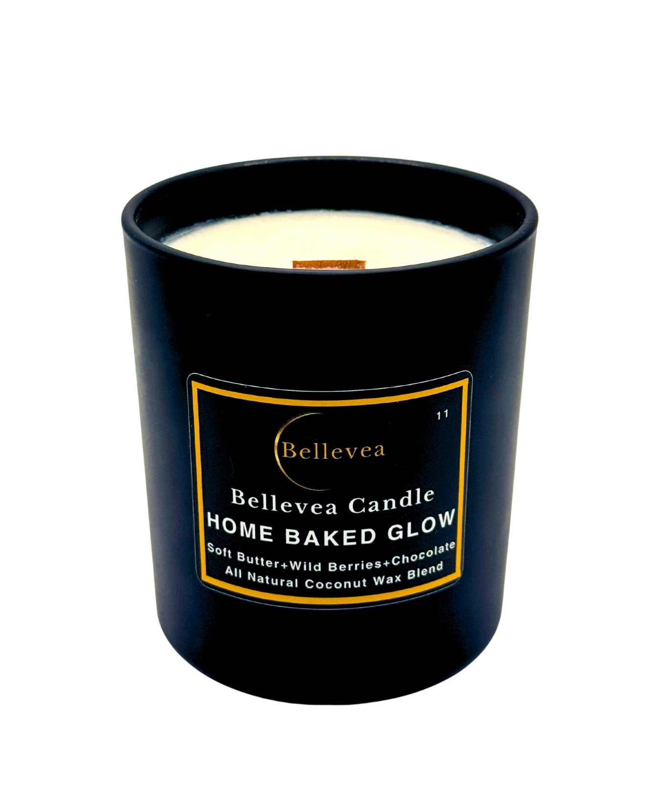 11 oz Bellevea Home Baked Glow, the scents of soft butter, wild berries and chocolate