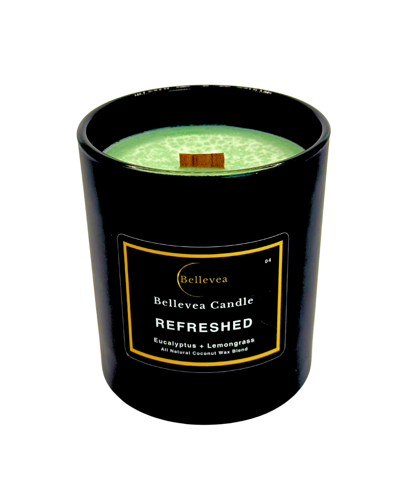 11 oz Bellevea Refreshed Candle, the scents of eucalyptus, lemongrass, spearmint and spices