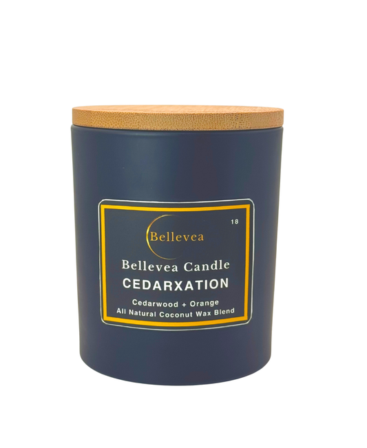 11 oz Bellevea CEDARXATION, the scents of cedarwood and orange