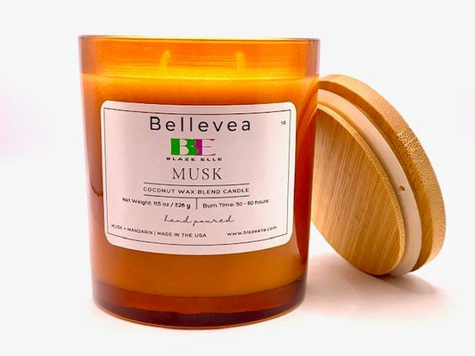 11.5oz Bellevea Musk Candle